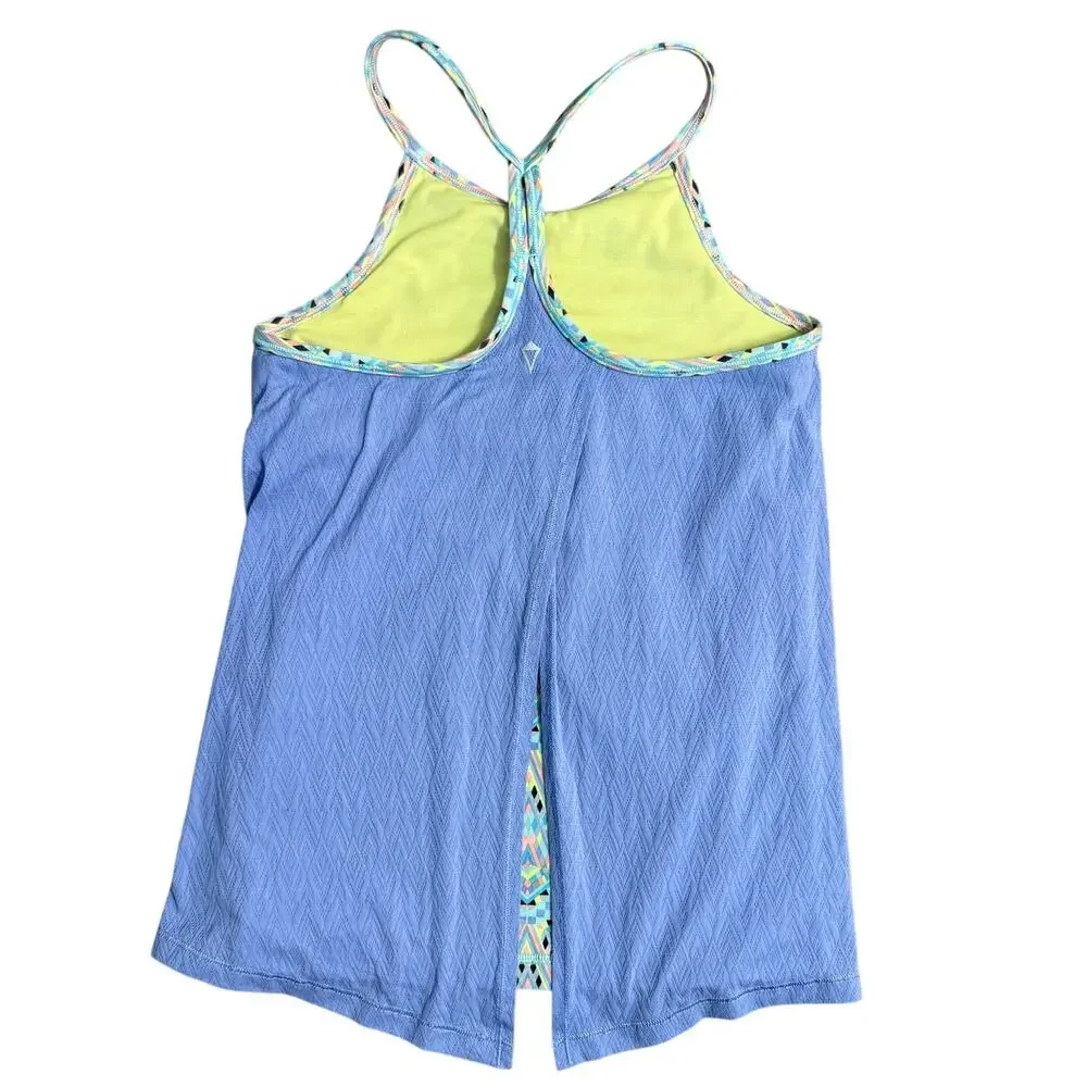 Ivivva lululemon Tank Top Twist N Tie Racerback Active Purple Kids Girls Size 10